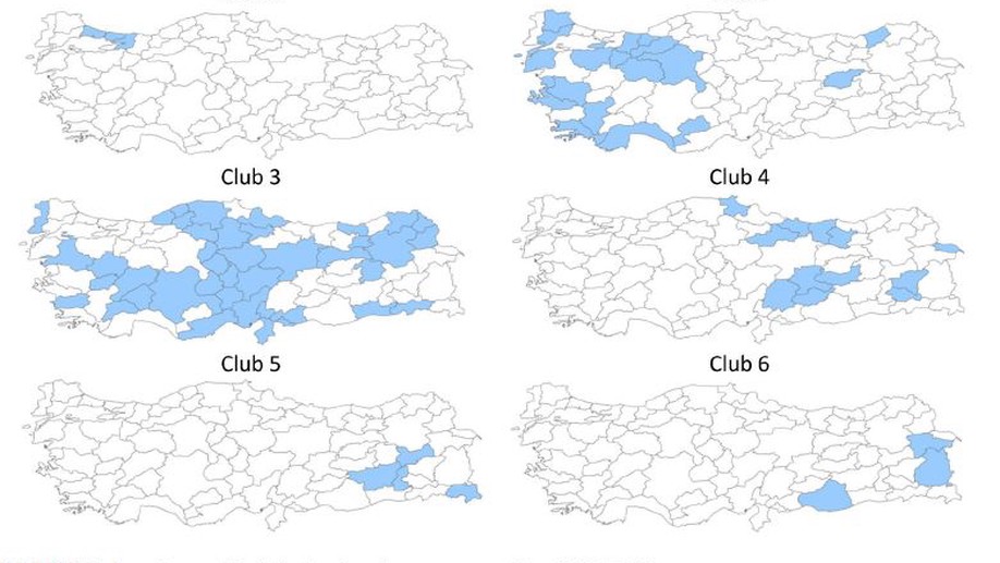 Revisiting income convergence in Turkey: Are there convergence clubs?